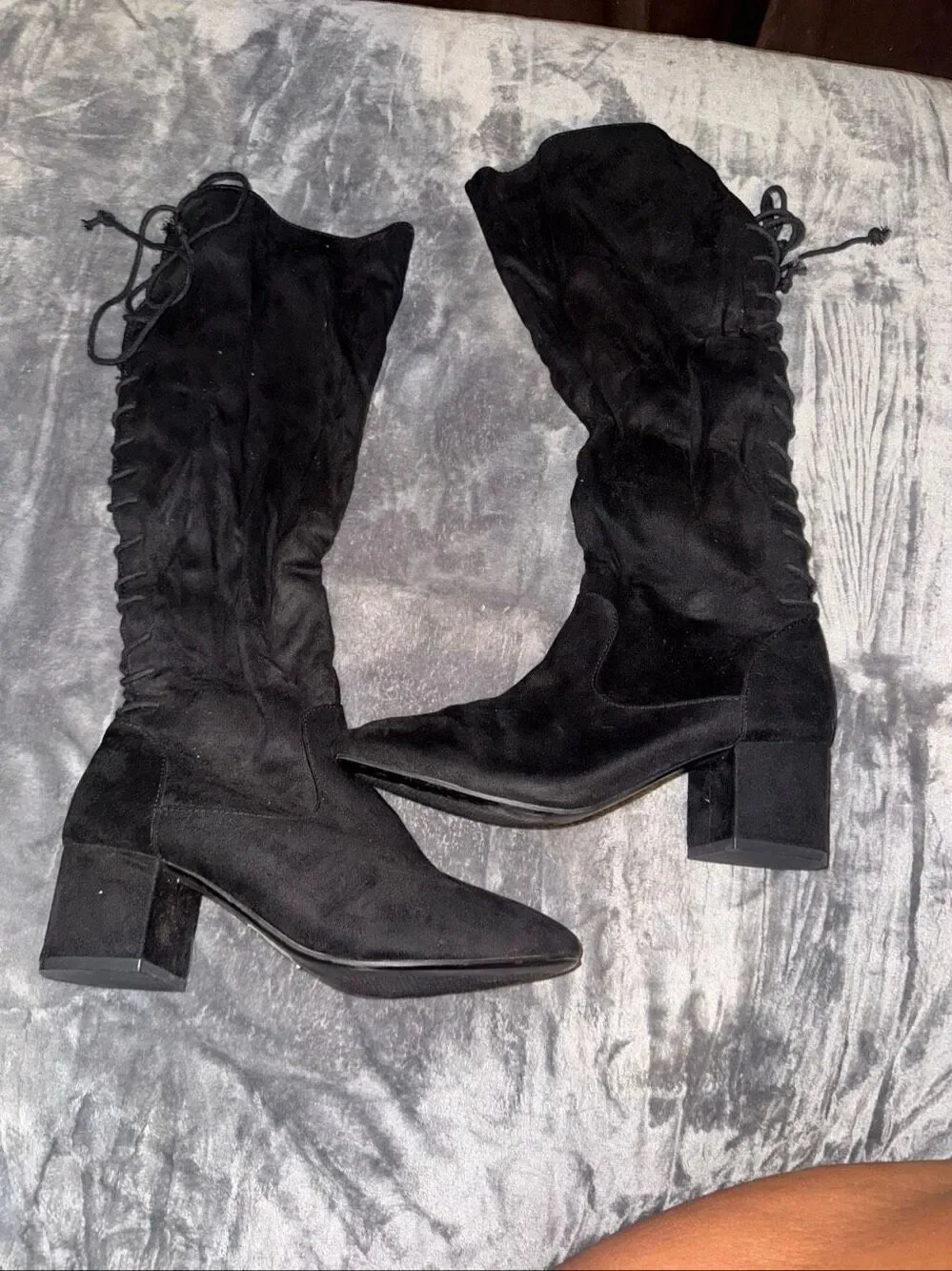 Cato black knee high boots size 10